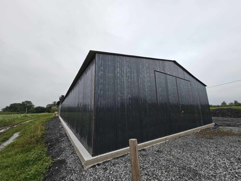 Wiata/hala blaszana 8m x 30m