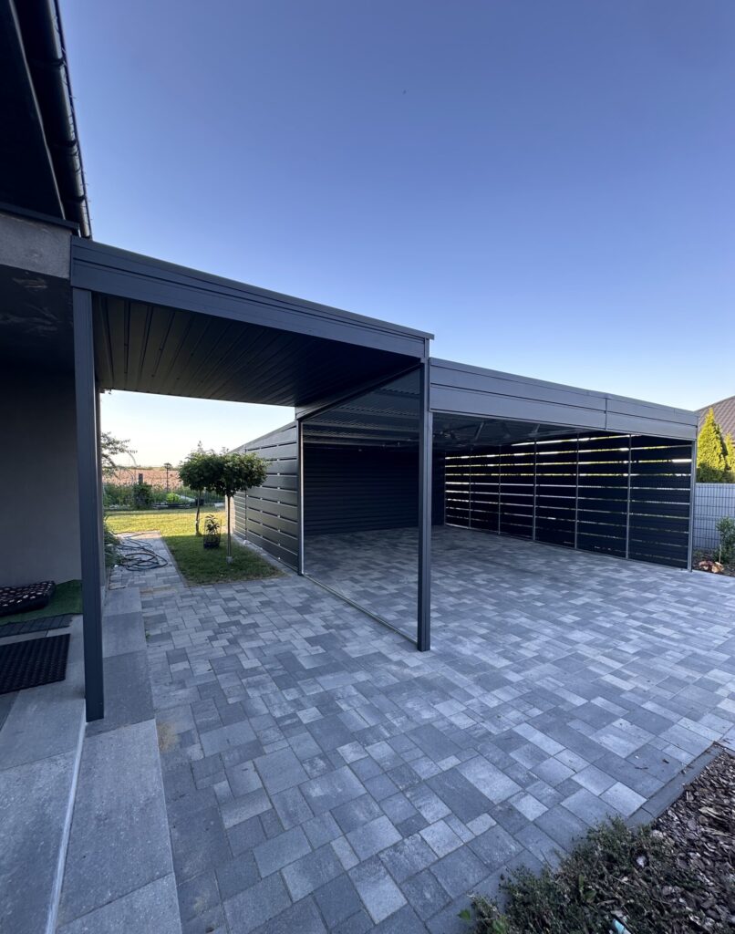 Wiata 6m x 6m + schowek